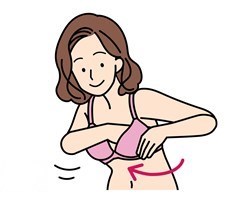 ブラジャーつけ方２