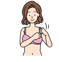 ブラジャーつけ方３