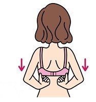 ブラジャーつけ方５
